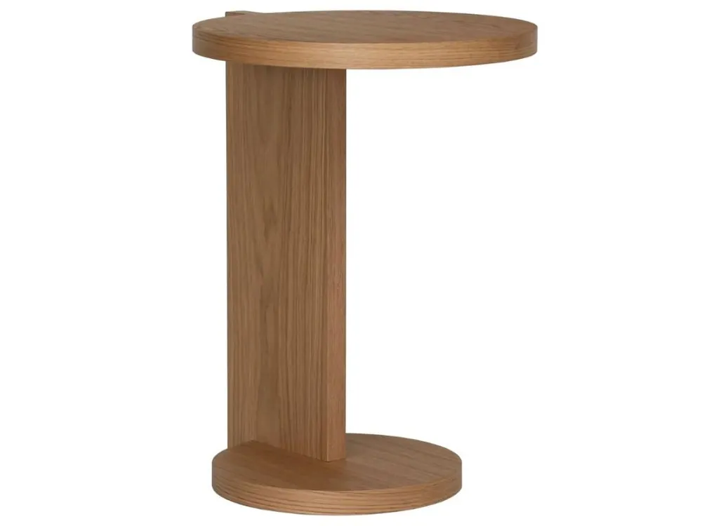 Dubový odkládací stolek Holger 40 cm Aktuální