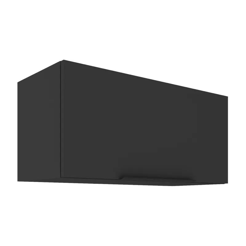 Ověřený Horní skříňka, černá, SIBER 80 GU-36 1F
