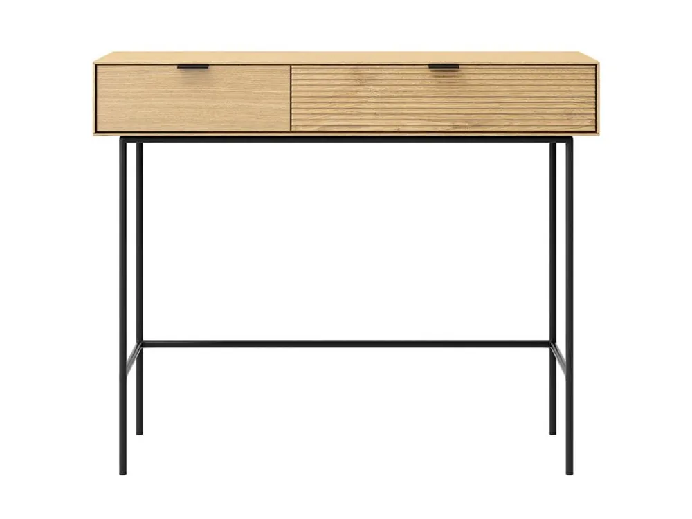 Dubový toaletní stolek Somcasa Tulsa 100 x 35 cm Výprodej