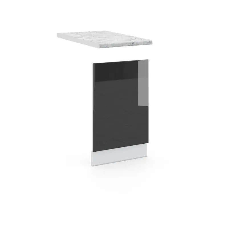 Přední panel Fame-Line Antracitový vysoký lesk 45 cm , PD Mramor Vicco Akční Nabídka
