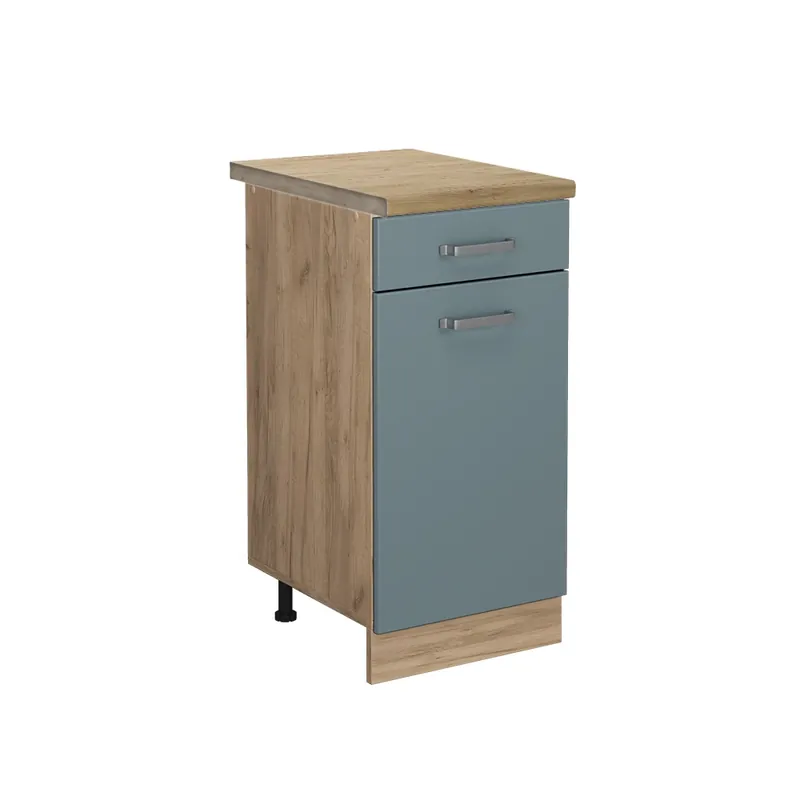 Objednat Nyní Spodní skříňka kuchyňské linky R-Line Modrošedá 40 cm , PD Dub Vicco