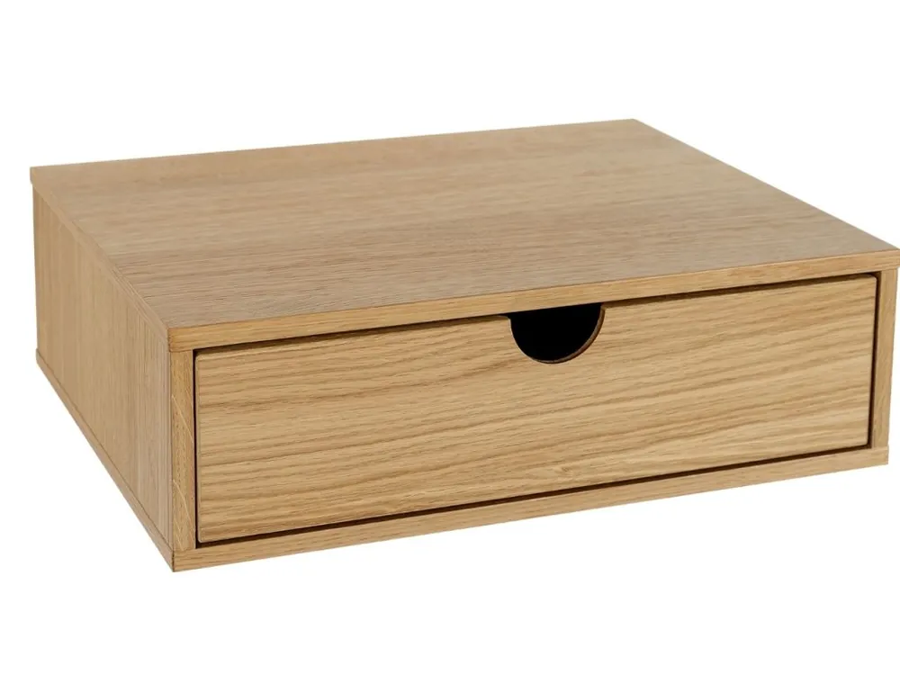 Oblíbený Dubový závěsný noční stolek Woodman Farsta 40 x 30 cm