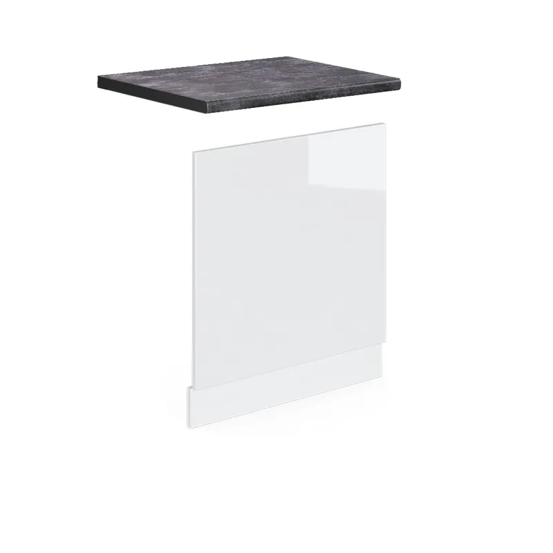 Doprava Zdarma Přední panel R-Line Bílá vysoký lesk 60 cm , PD Antracit Vicco