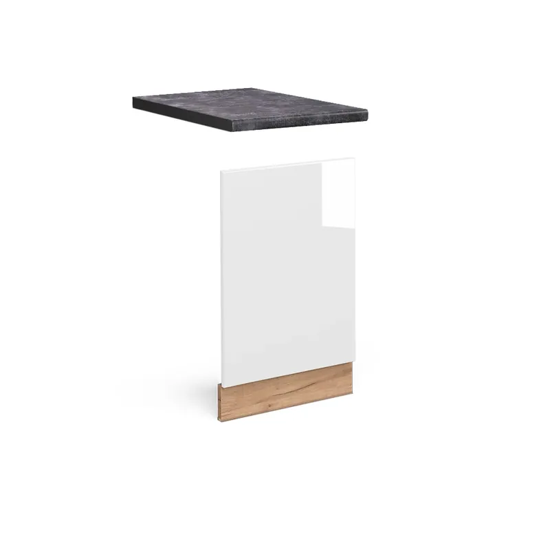 Přední panel Fame-Line Bílá vysoký lesk 45 cm , PD Antracit Vicco Aktuální