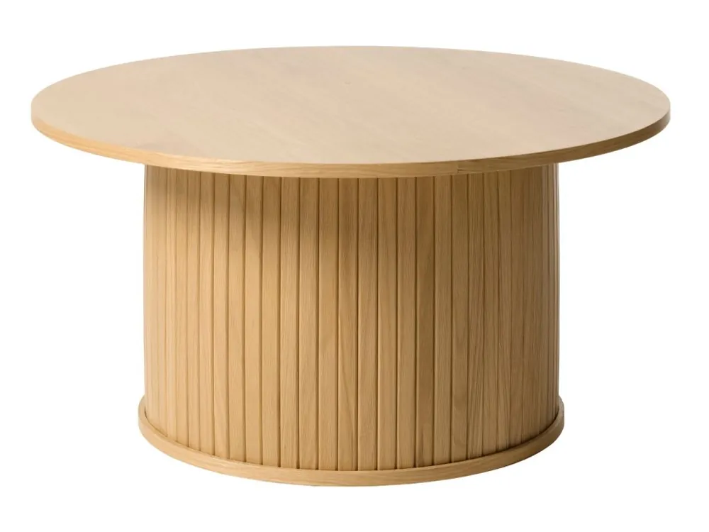 Cenově Výhodný Dubový konferenční stolek Nola 90 cm