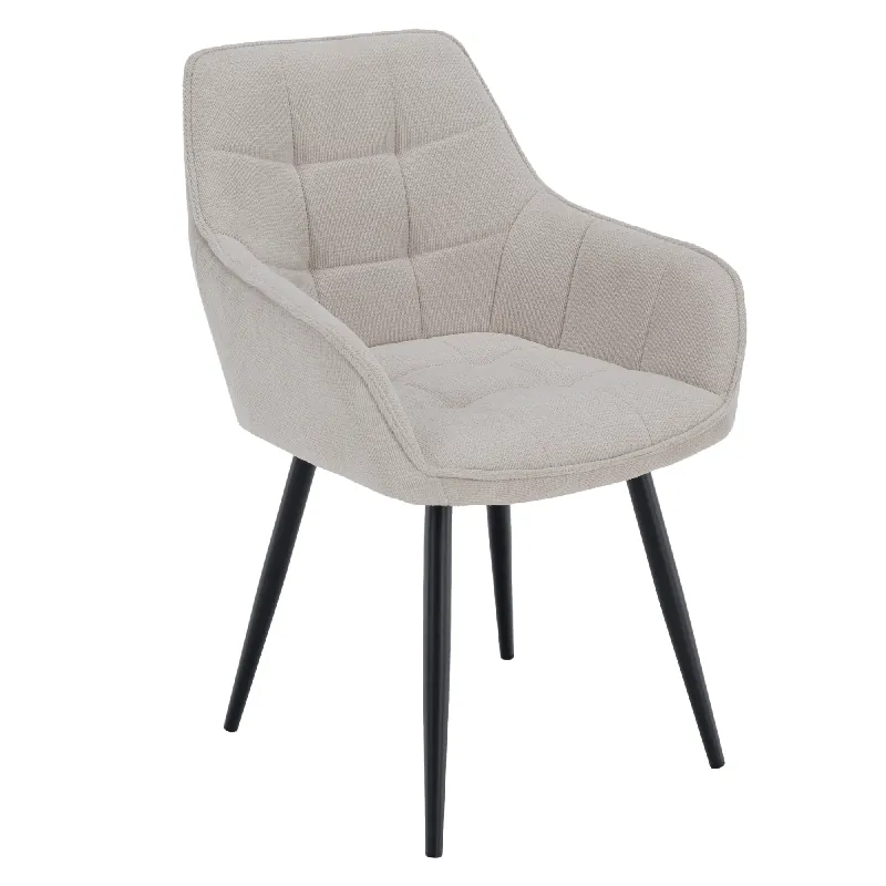 Designové křeslo, béžová/černá, MARKEN Poslední Šance