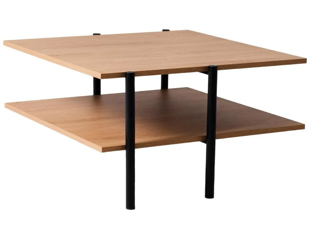 Dubový konferenční stolek Raven 80 x 80 cm Must-Have