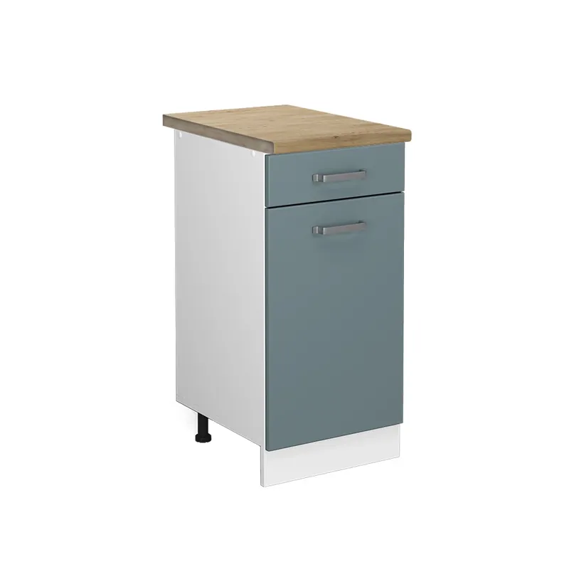 Objednat Nyní Spodní skříňka kuchyňské linky R-Line Modrošedá 40 cm , PD Dub Vicco