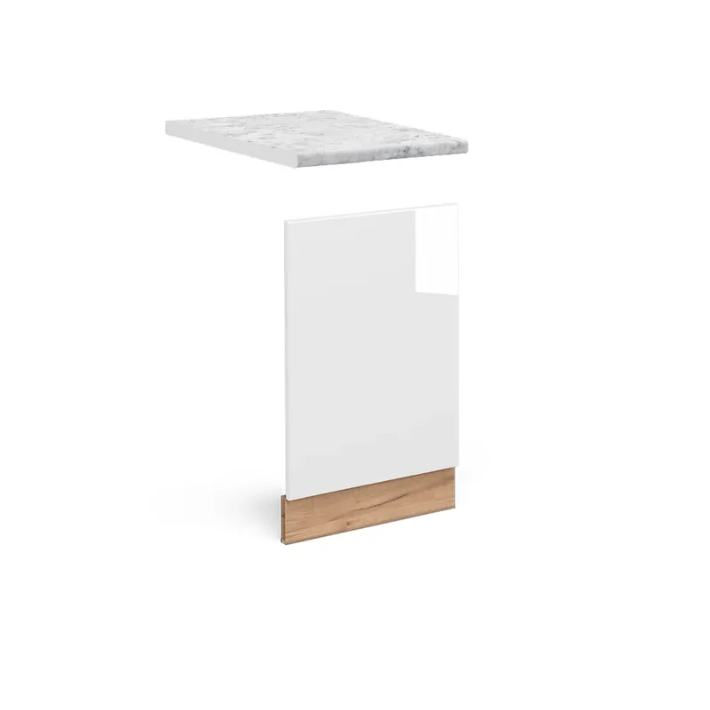 Akční Cena Přední panel Fame-Line Bílá vysoký lesk 45 cm , PD Mramor Vicco