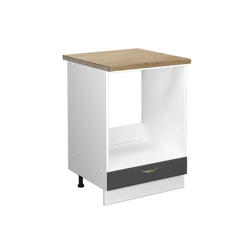 Top Prodej Skříňka na vestavěnou troubu Fame-Line Antracitově zlatý 60 cm , PD Dub Vicco