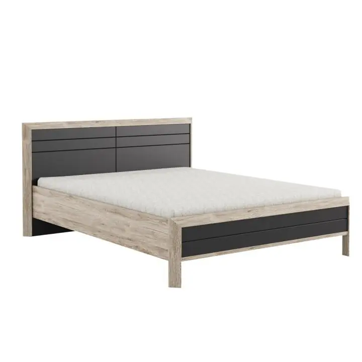 Koupit Online Postel LN16 160x200, san remo/grafit LUMPUR P1, poškozené zboží