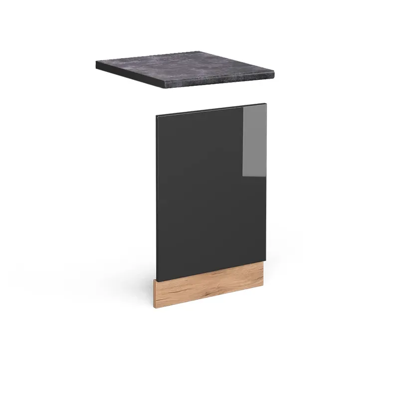 Přední panel R-Line Antracitový vysoký lesk 45 cm , PD Antracit Vicco Vysoce Kvalitní