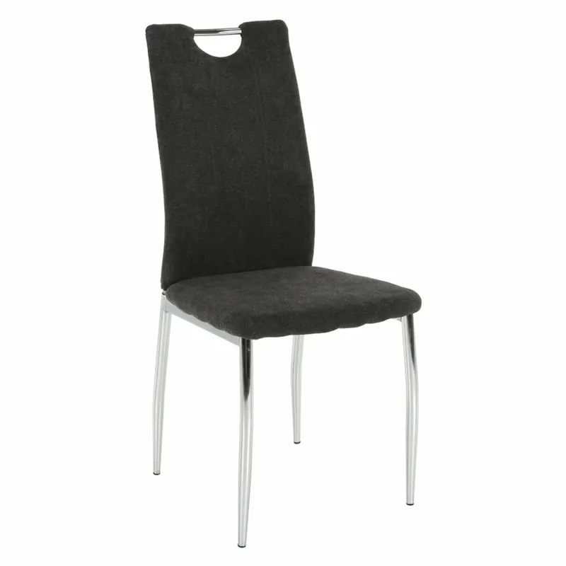 Oblíbený Jídelní židle, hnědošedá látka/chrom, OLIVA NEW P1, poškozené zboží