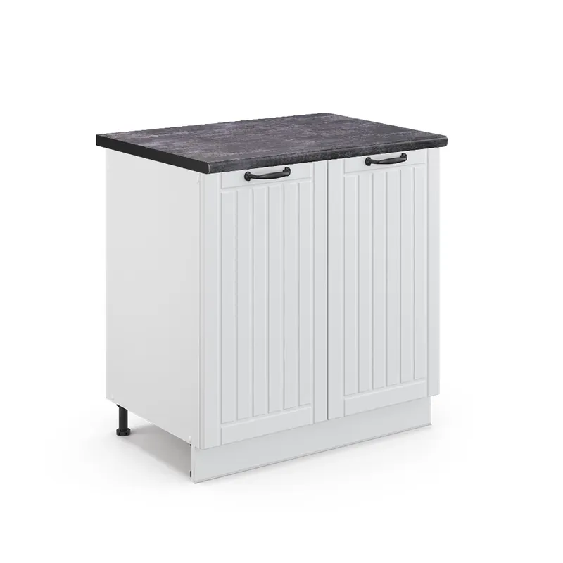 Oblíbený Skříňka pod dřez Fame-Line Bílý venkovský dům 80 cm , PD Antracit Vicco
