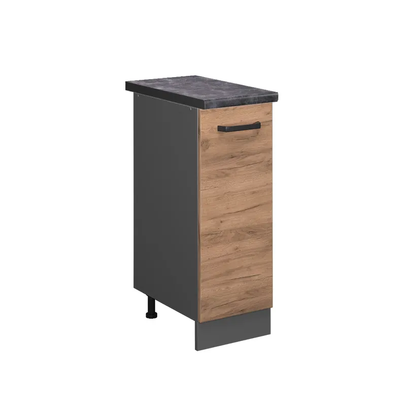 Levný Lékárničková skříňka R-Line Zlatý mocný dub 30 cm , PD Antracit Vicco