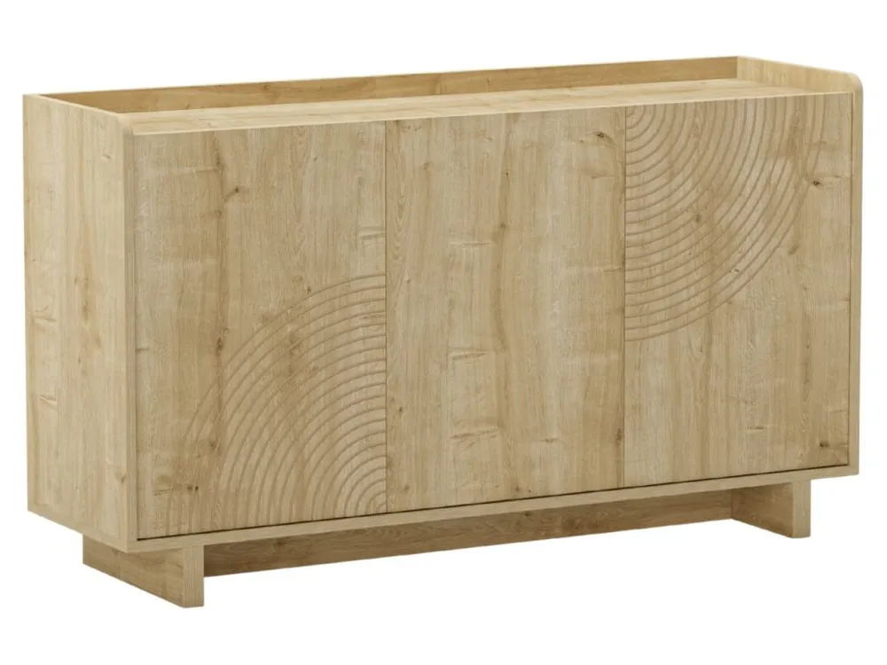Omezená Nabídka Komoda Daira 140 x 40 cm s dubovým dekorem
