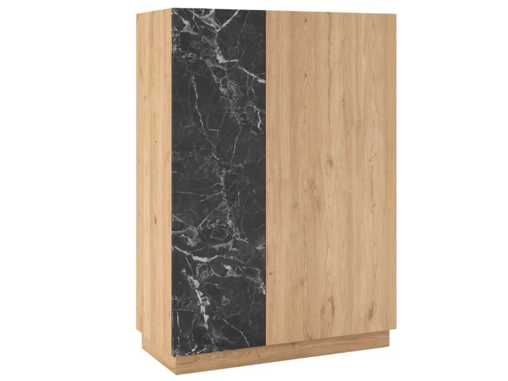 Speciální Cena Komoda Dione 90 x 40 cm s dubovým dekorem