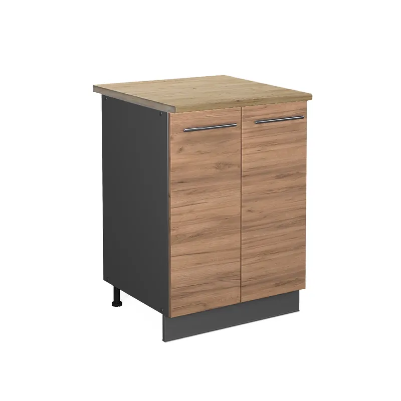 Kup Teď Spodní skříňka kuchyňské linky Fame-Line Zlatý mocný dub 60 cm , PD Dub Vicco