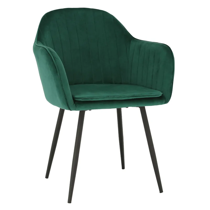Akční Nabídka Designové křeslo, smaragdová Velvet látka, ZIRKON P4, poškozené zboží