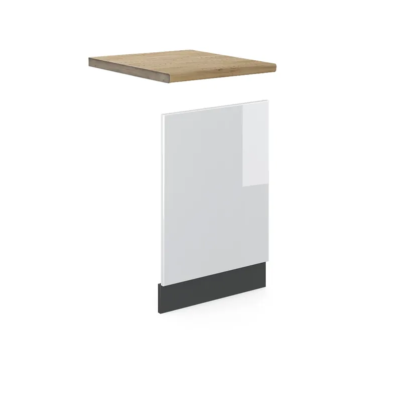 Přední panel R-Line Bílá vysoký lesk 45 cm , PD Dub Vicco Horká Nabídka