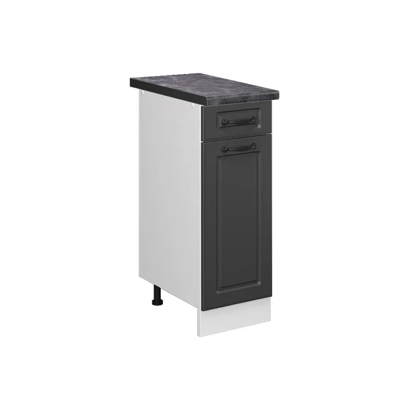 Nová Kolekce Spodní skříňka kuchyňské linky R-Line Antracitový venkovský dům 30 cm , PD Antracit Vicco