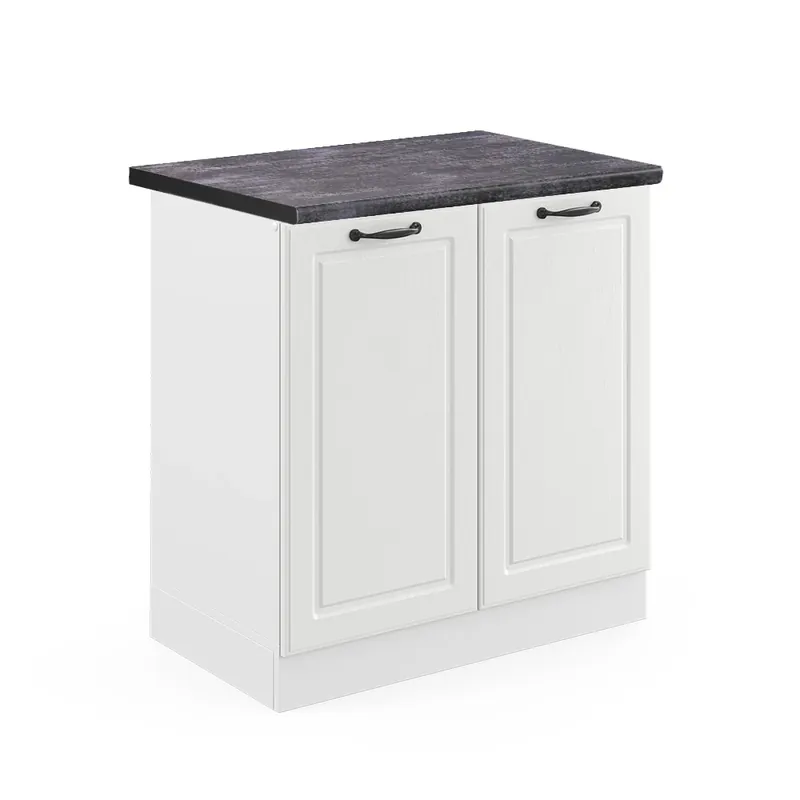 Koupit Online Skříňka pod dřez R-Line Bílý venkovský dům 80 cm , PD Antracit Vicco
