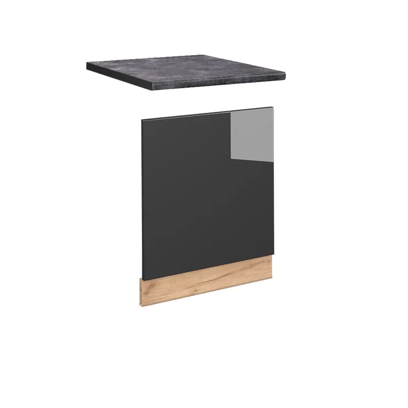Speciální Cena Přední panel Fame-Line Antracitový vysoký lesk 60 cm , PD Antracit Vicco