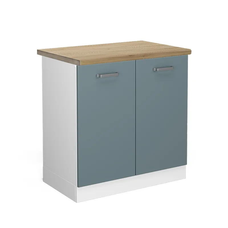 Skříňka pod dřez R-Line Modrošedá 80 cm , PD Dub Vicco Pouze Dnes