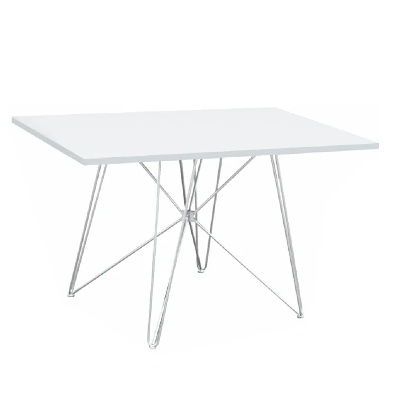Víkendová Akce Jídelní stůl, MDF / bílá / HG lesk, 120x80 cm, ARTEM P8, poškozené zboží