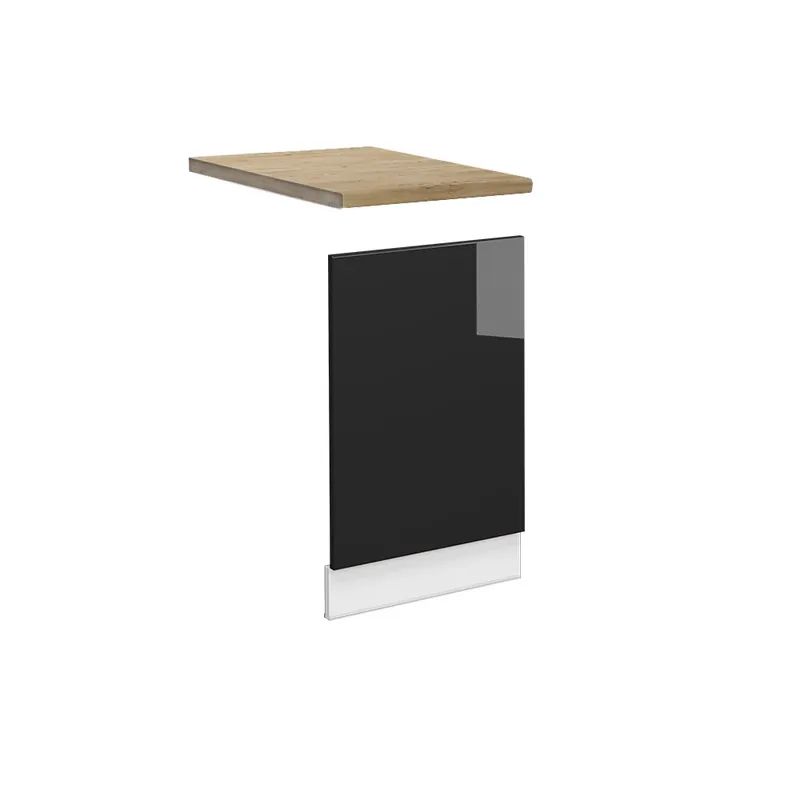 Přední panel Fame-Line Černý dub vysoký lesk 45 cm , PD Dub Vicco Odeslání Ihned