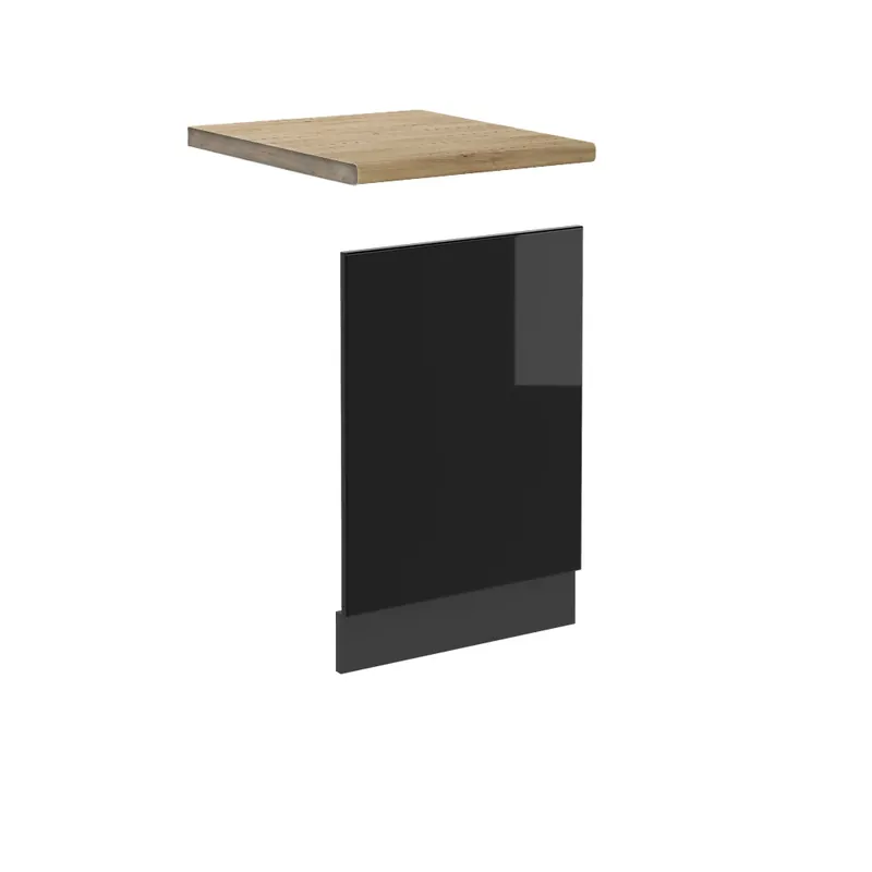 Přední panel R-Line Černý vysoký lesk 45 cm , PD Dub Vicco Časově Omezené