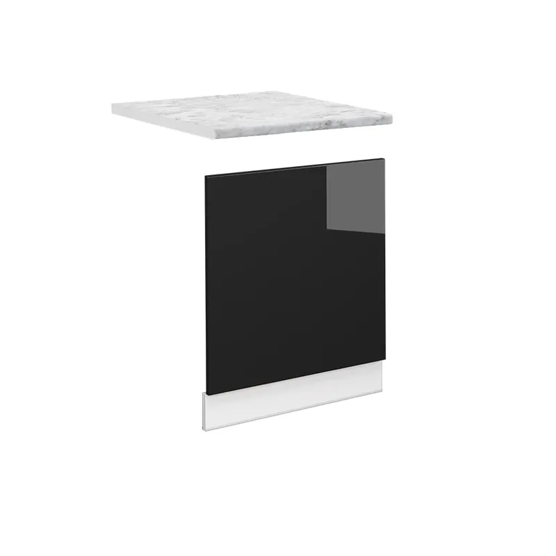 Přední panel Fame-Line Černý dub vysoký lesk 60 cm , PD Mramor Vicco Rychlé Dodání