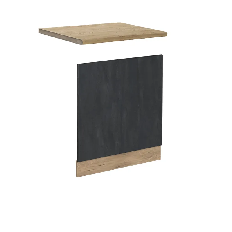 Přední panel R-Line Černý beton 60 cm PD Dub Vicco Jen Po Omezenou Doba