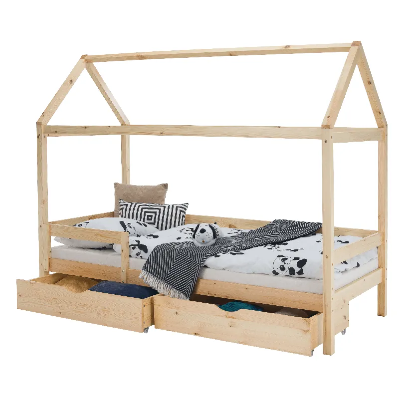 Nejlepší Cena Montessori postel, 90x200, přírodní, masiv, NOEMA