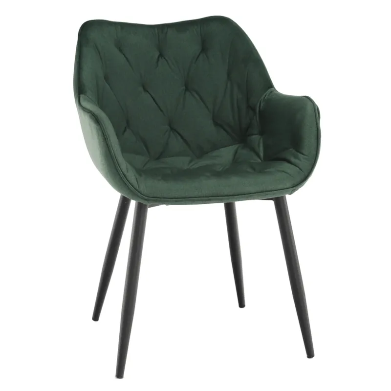 Designové křeslo, zelená Velvet látka, FEDRIS P3, poškozené zboží Nakupujte Hned