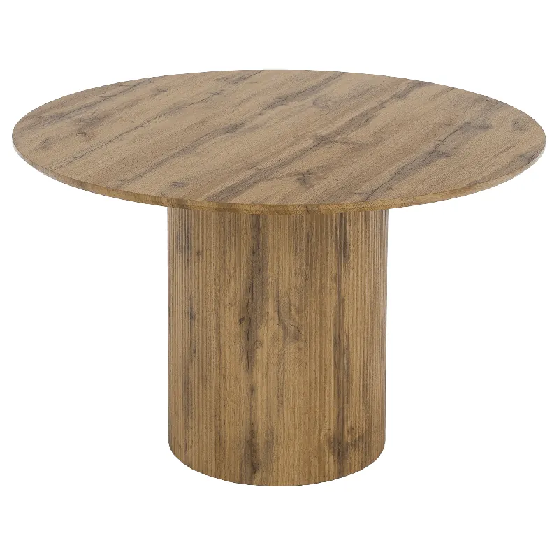 Jídelní stůl, dub, průměr 120 cm, MAHIR TYP 2 Nejlepší Cena