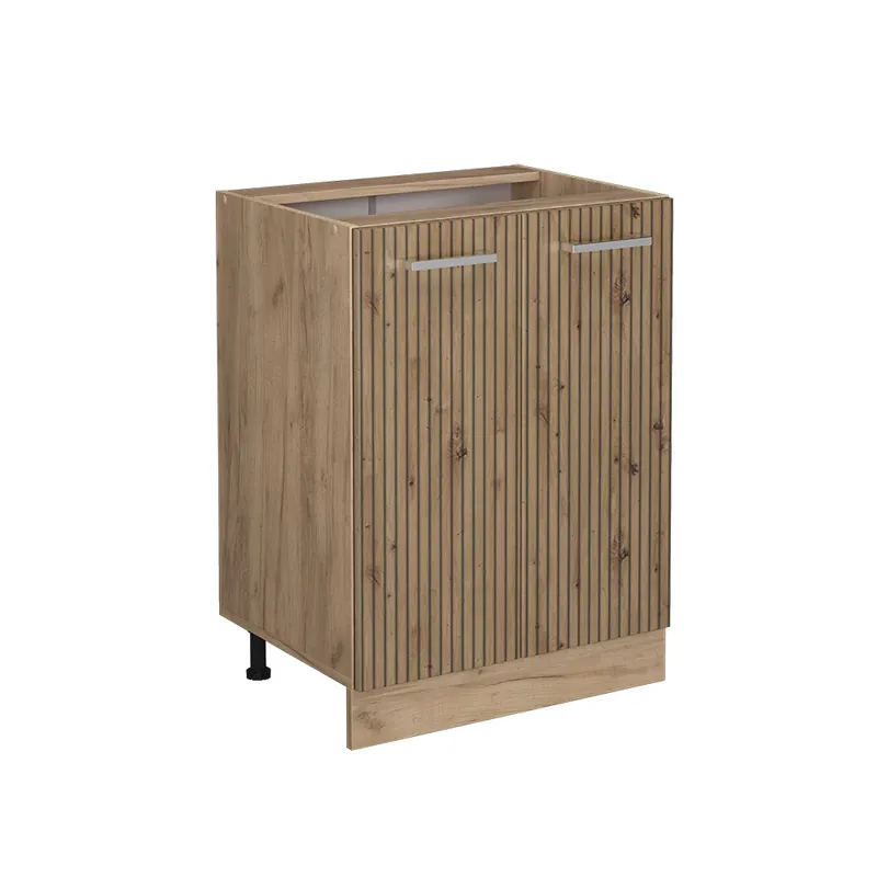 Sleva Spodní skříňka kuchyňské linky R-Line Řemeslný dub 60 cm bez pracovní desky Vicco