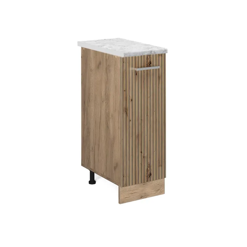 Zlevněný Lékárničková skříňka R-Line Řemeslný dub 30 cm PD Mramor Vicco