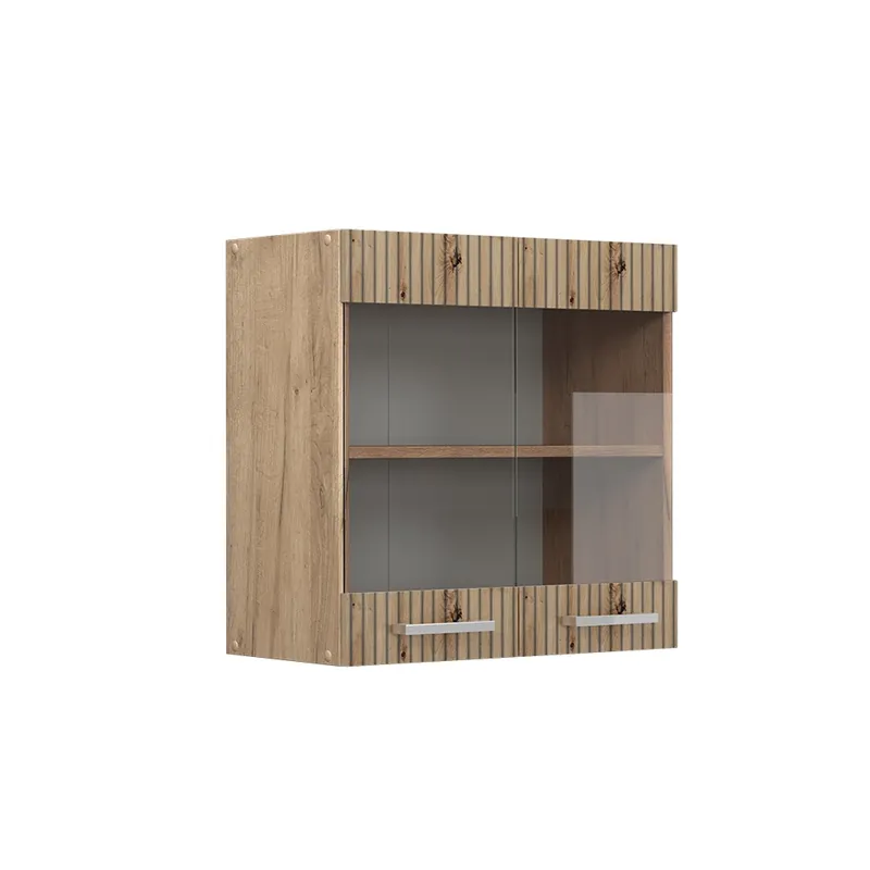 Ověřený Skleněná kuchyňská skříňka R-Line Řemeslný dub 60 cm Vicco
