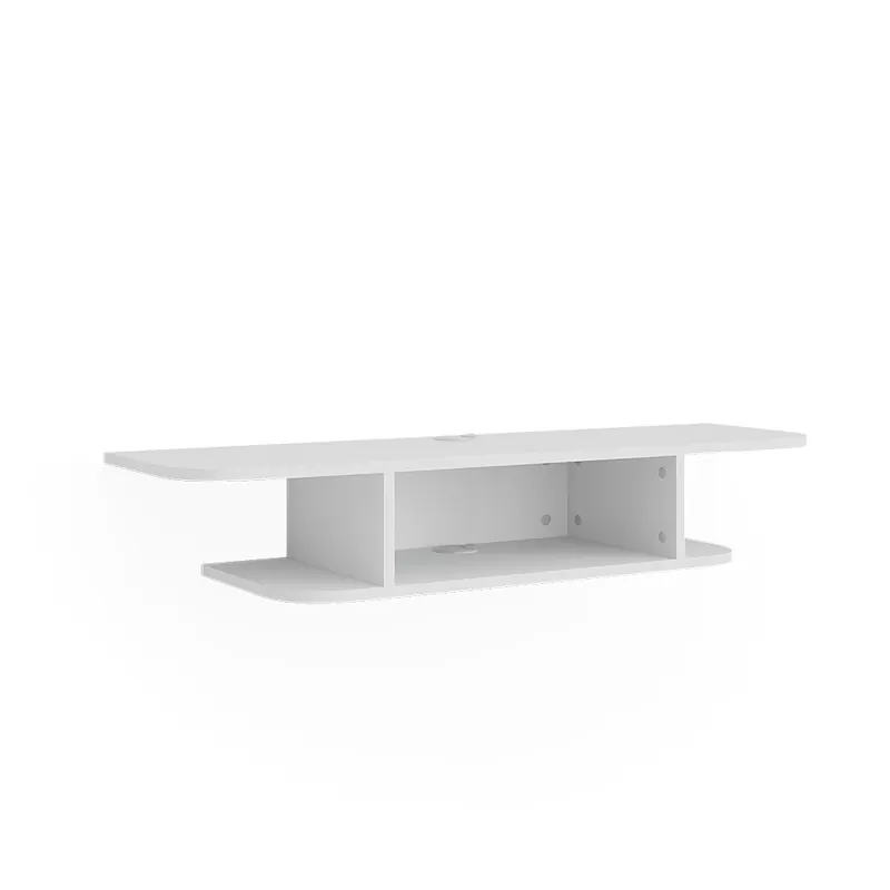 Nízký nábytek pod televizi Lorio Bílá 105 x 18.2 cm Otevřené přihrádky Vicco Sleva