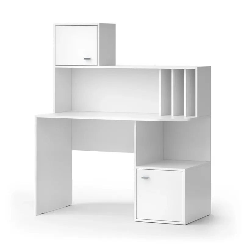 Psací stůl Alwin Bílá 115 x 55 cm se 2 dveřmi Vicco Must-Have