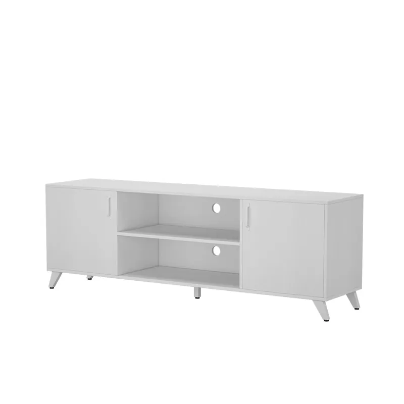 Nejlepší Volba Nízká deska Maceio Bílá 160 x 54.5 cm se 2 dveřmi Vicco