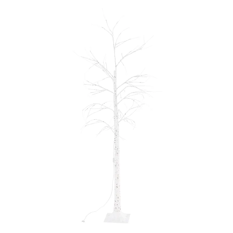 TEMPO-KONDELA WHITE BIRCH, LED vánoční stromeček, bříza, 90 cm R1, rozbalené zboží Cenově Výhodný