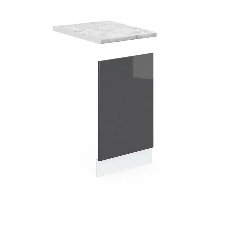 Přední panel R-Line Antracitový vysoký lesk 45 cm , PD Mramor Vicco Vrácení Zdarma
