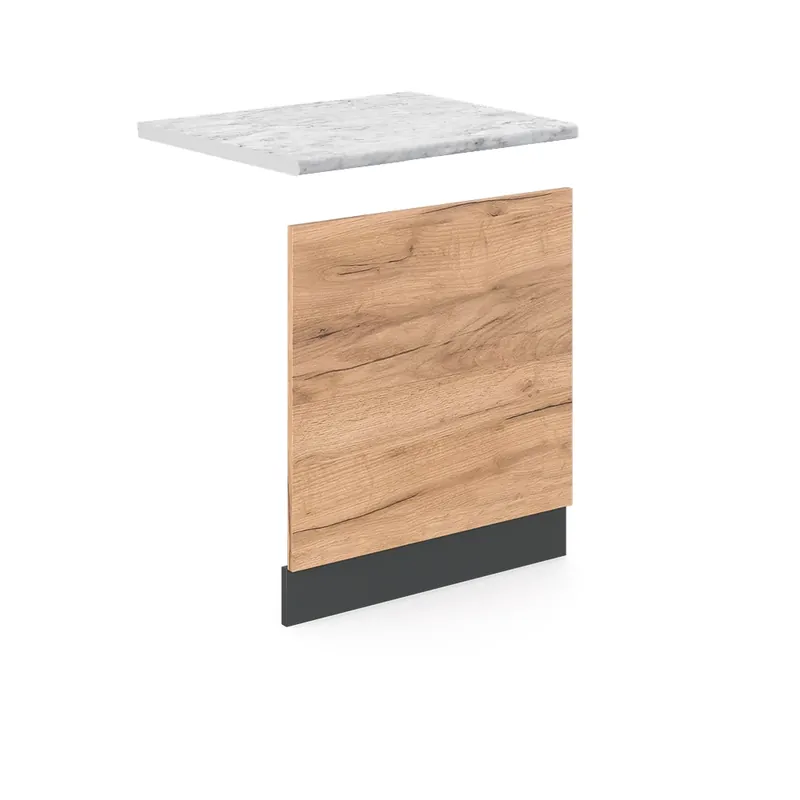 Přední panel R-Line Zlatý mocný dub 60 cm , PD Mramor Vicco Ihned K Objednání