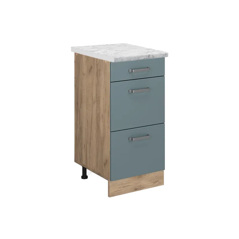 Spodní skříňka kuchyňské linky R-Line Modrošedá 40 cm PD Mramor Vicco Poslední Šance