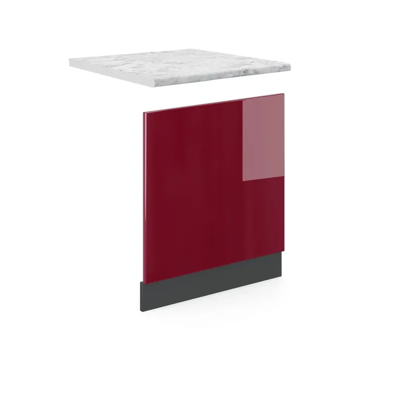 Přední panel R-Line Červená 60 cm , PD Mramor Vicco Vysoce Kvalitní
