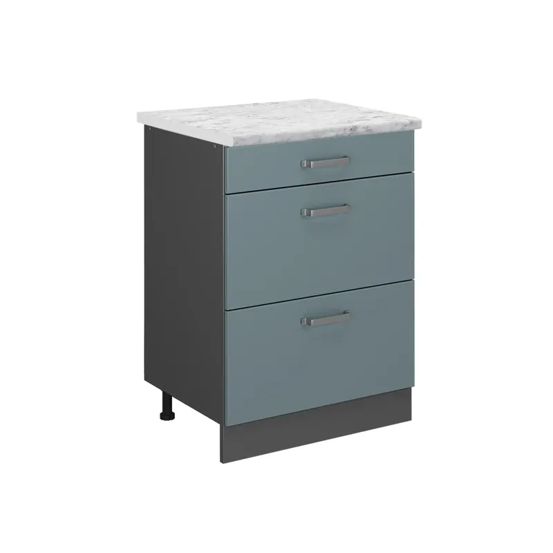 Spodní skříňka kuchyňské linky R-Line Modrošedá 60 cm PD Mramor Vicco Novinka