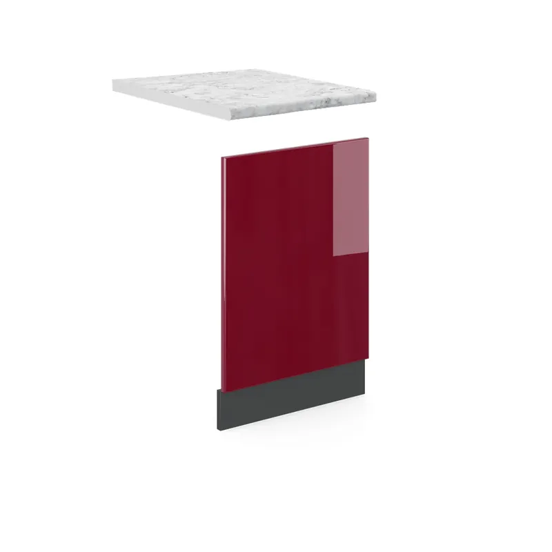 Cenový Hit Přední panel R-Line Červená 45 cm , PD Mramor Vicco