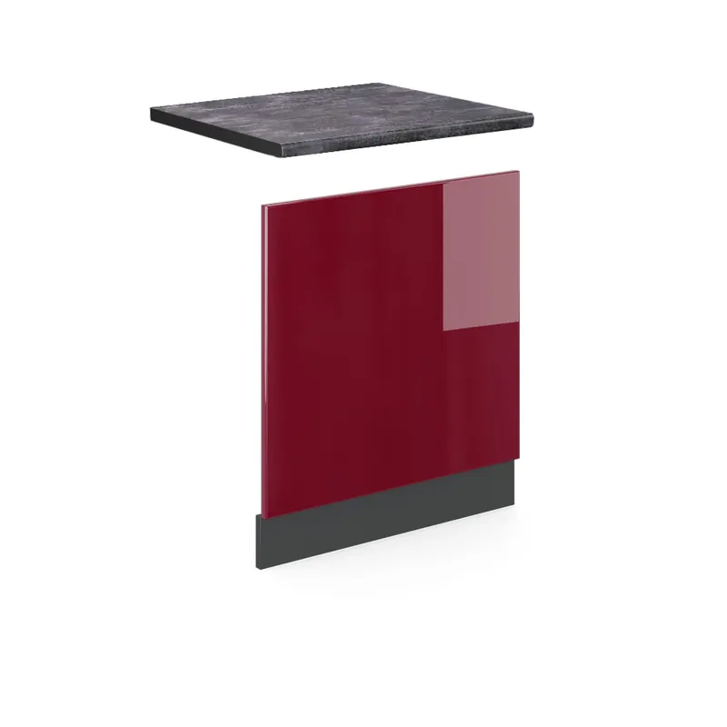 Hit Sezóny Přední panel R-Line Červená 60 cm , AP Anthracite Vicco